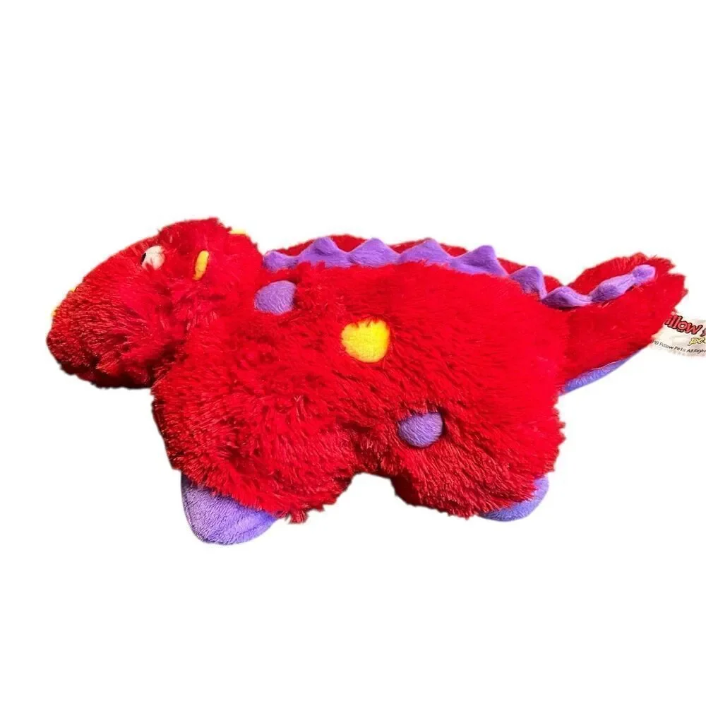 Pillow Pets 2010 Pee-Wees Fiery Dragon 11” plush stuffed animal